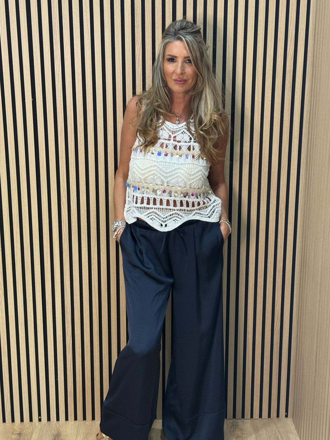 Boho Crochet Top - White