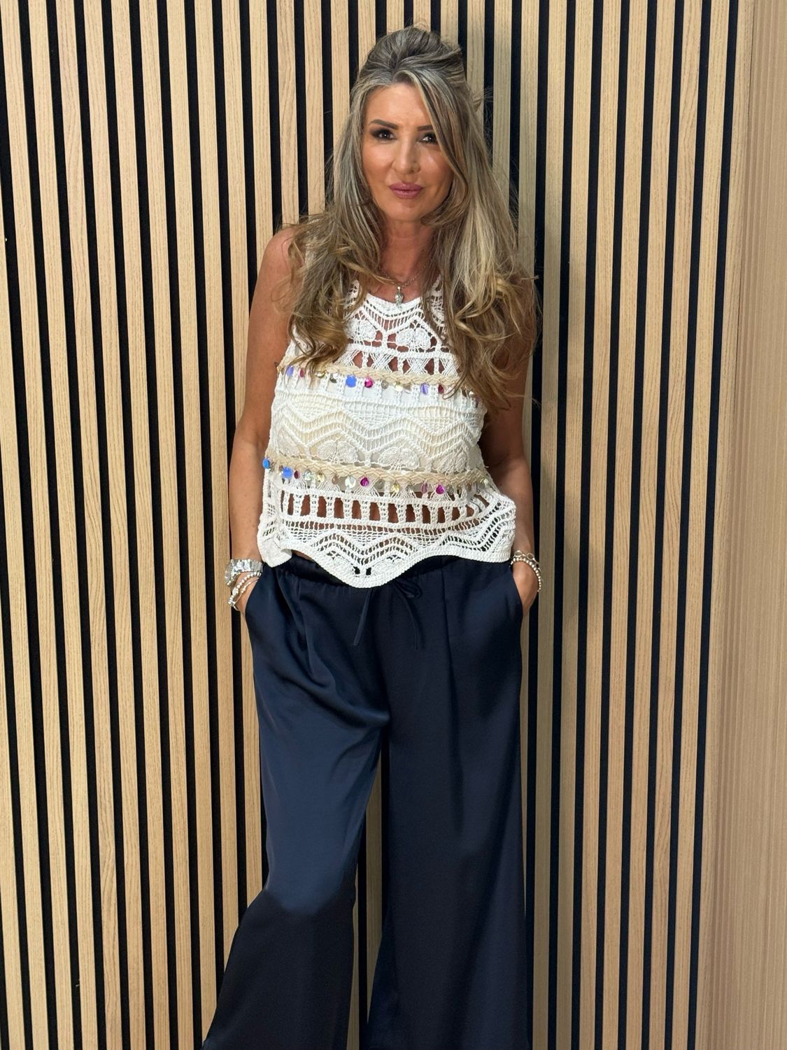 Boho Crochet Top - White