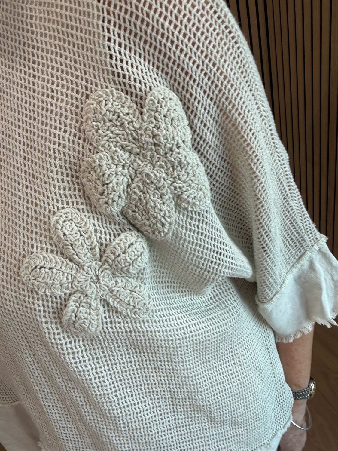 Cotton Dress &amp; Top Set - Cream