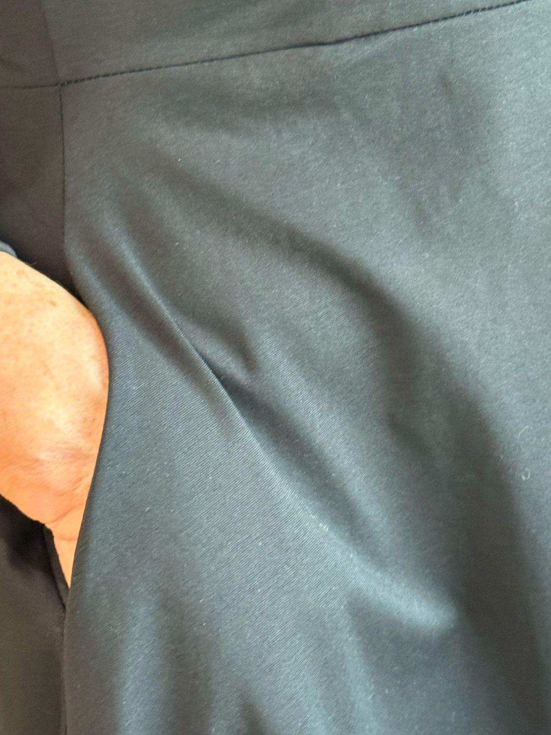 Balloon Hem Midi Dress - Black