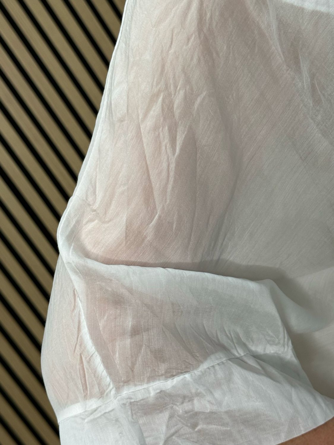 Layered Batwing Top - White