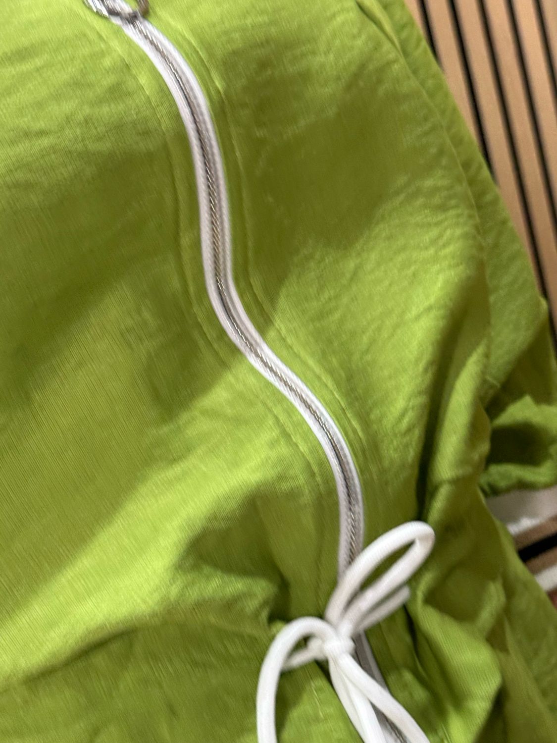 Zip Front Co-Ord Set - Green