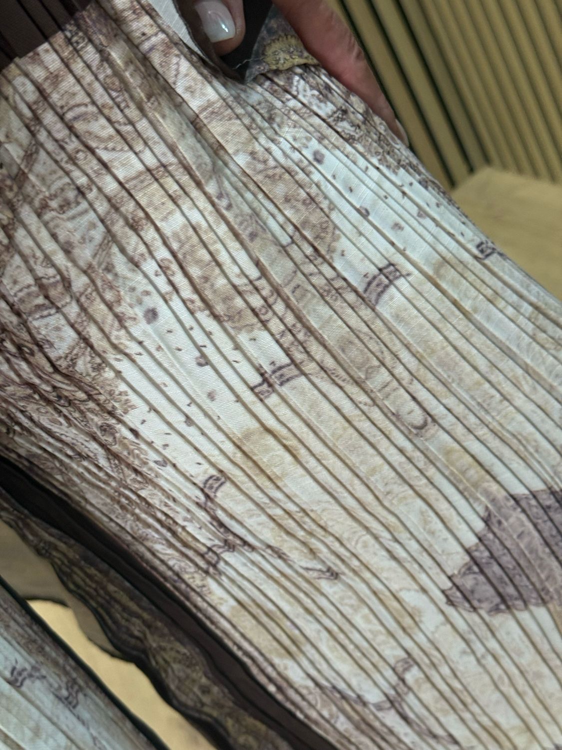 Paisley Print Co-Ord Set - Brown