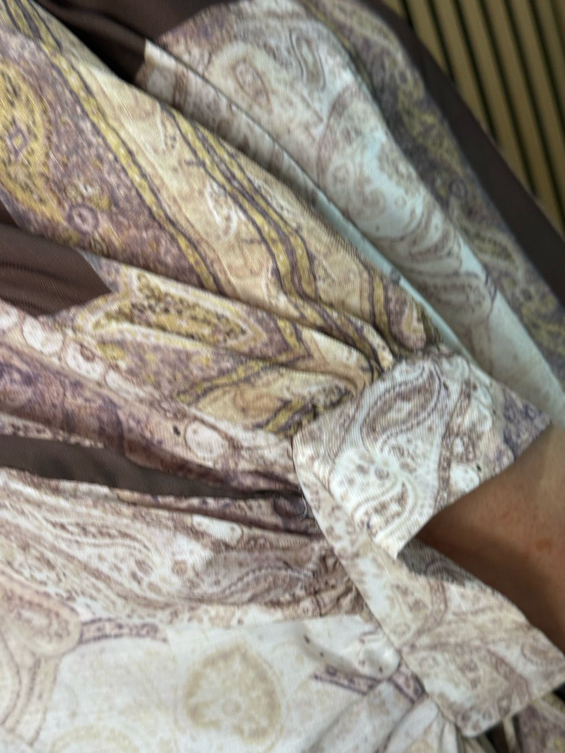 Paisley Print Co-Ord Set - Brown