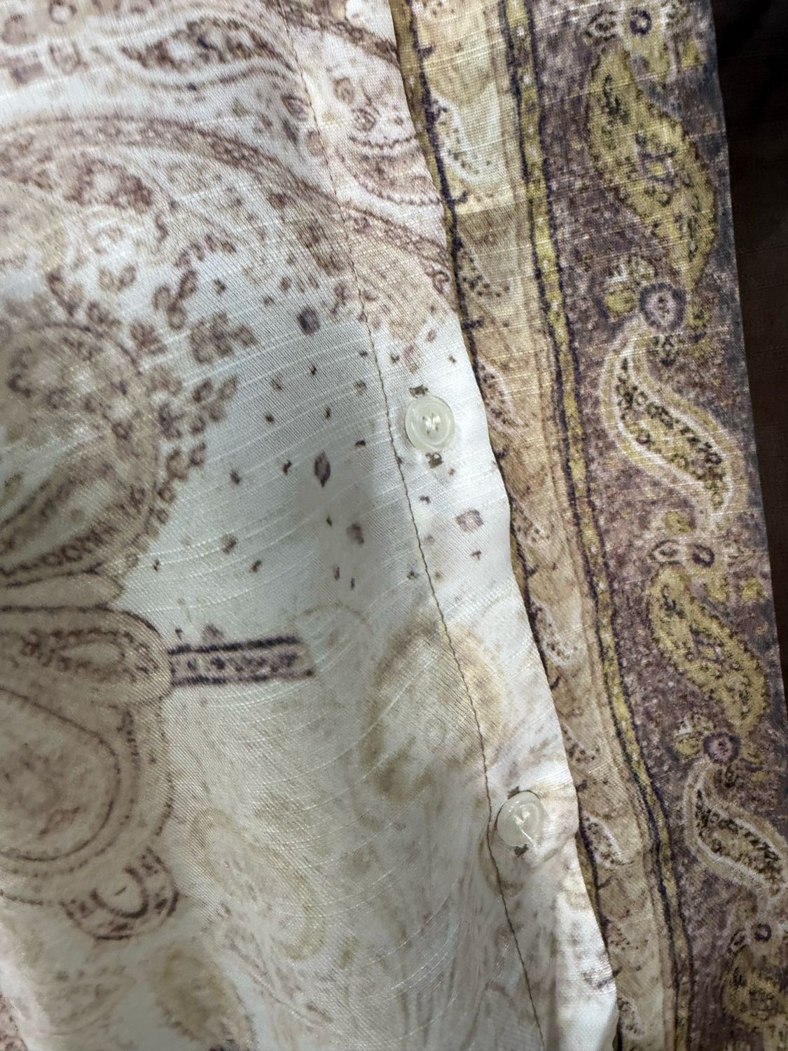 Paisley Print Co-Ord Set - Brown