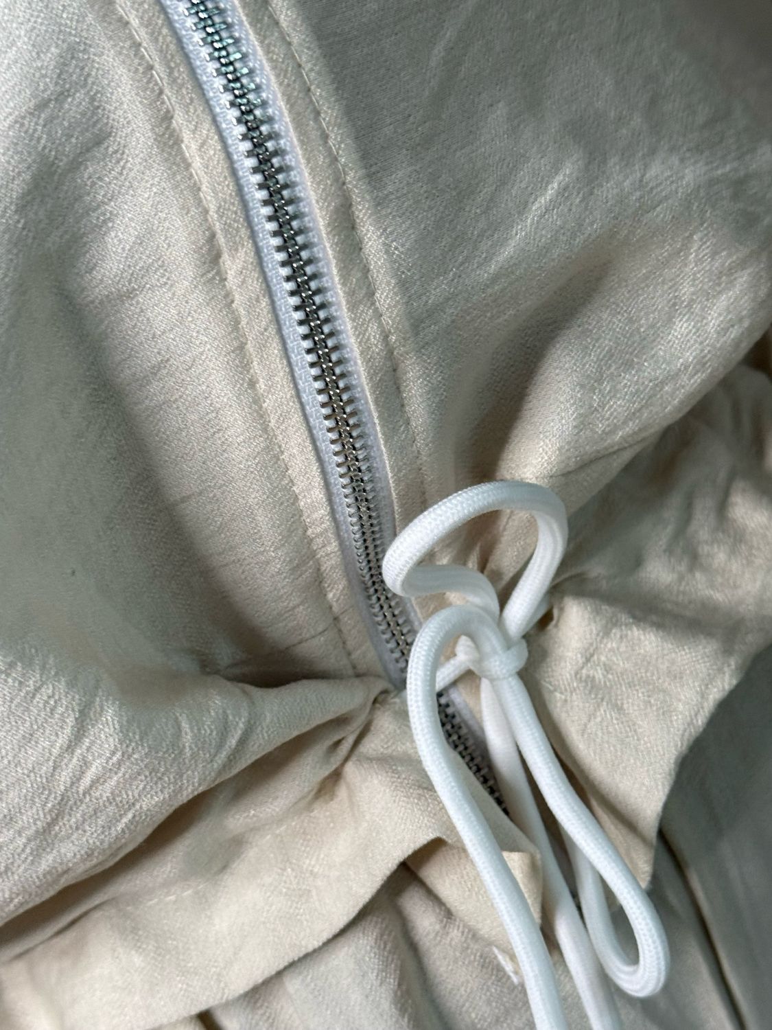 Zip Front Co-Ord Set - Stone