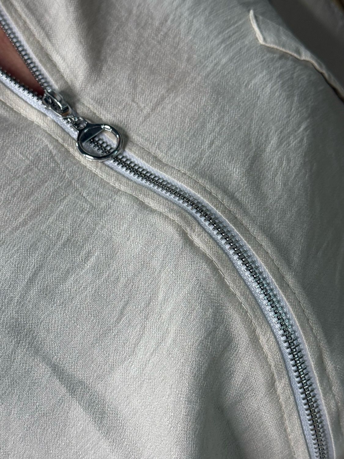 Zip Front Co-Ord Set - Stone