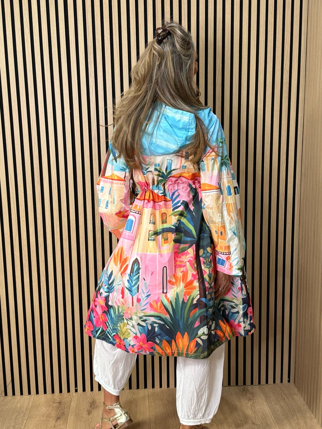 Tropical Print Jacket - Multi Colour