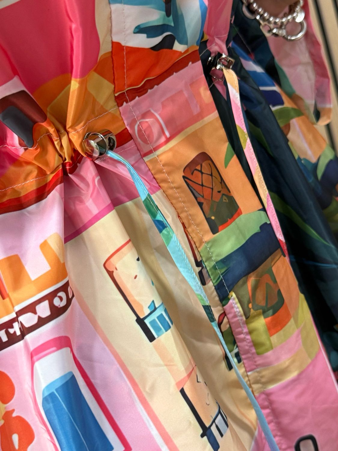 Tropical Print Jacket - Multi Colour