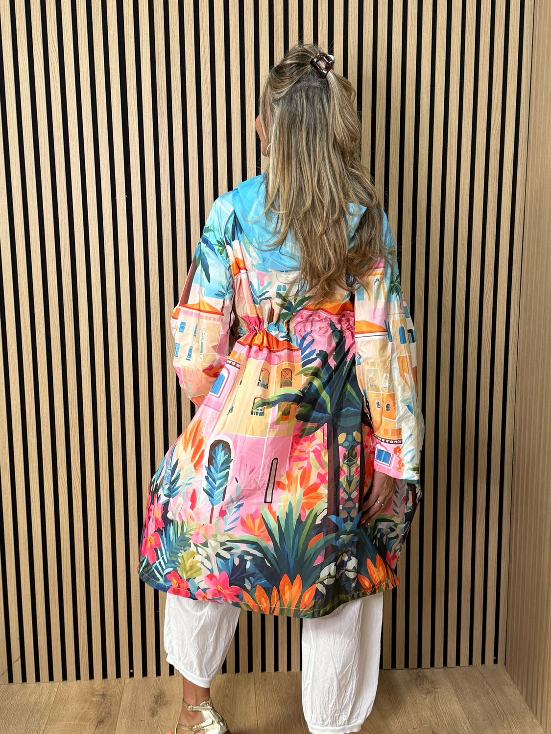Tropical Print Jacket - Multi Colour
