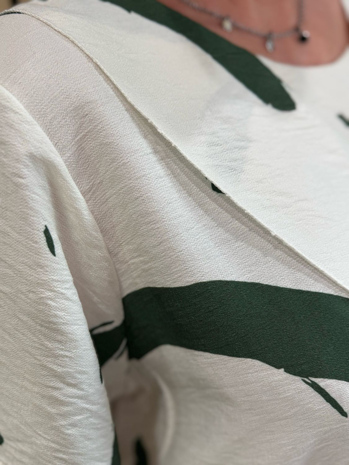 Abstract Print Co-Ord Set - Khaki