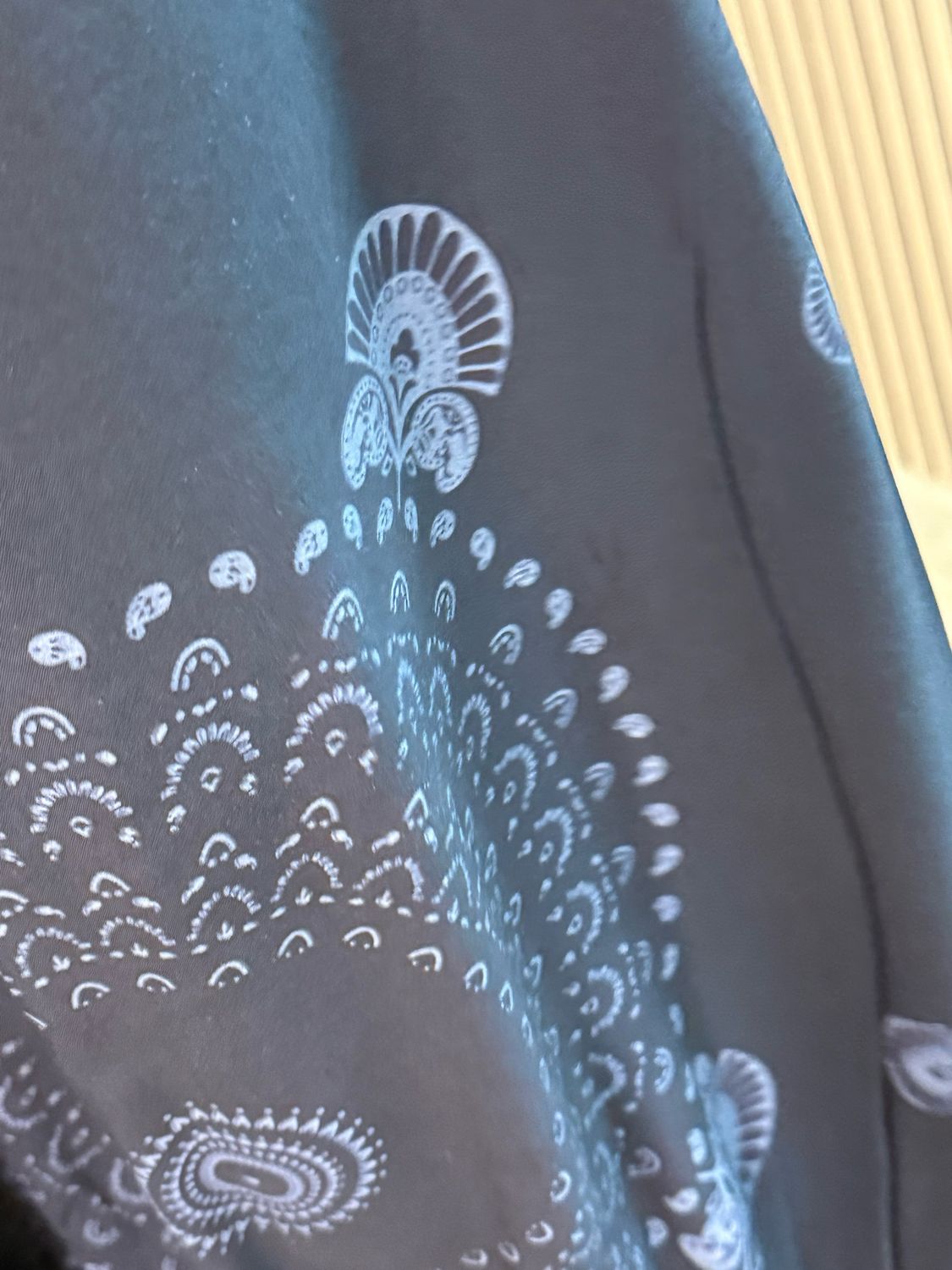 Printed Harem Pants - Black