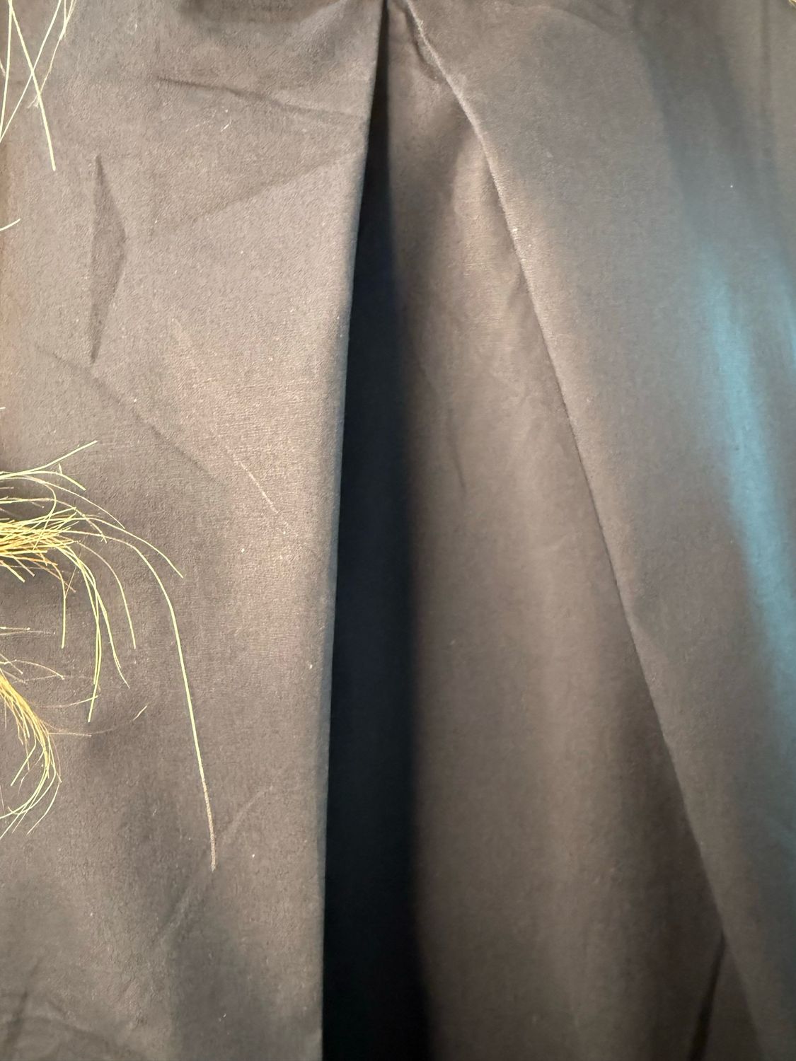 Asymmetric Grommet Detail Dress - Black