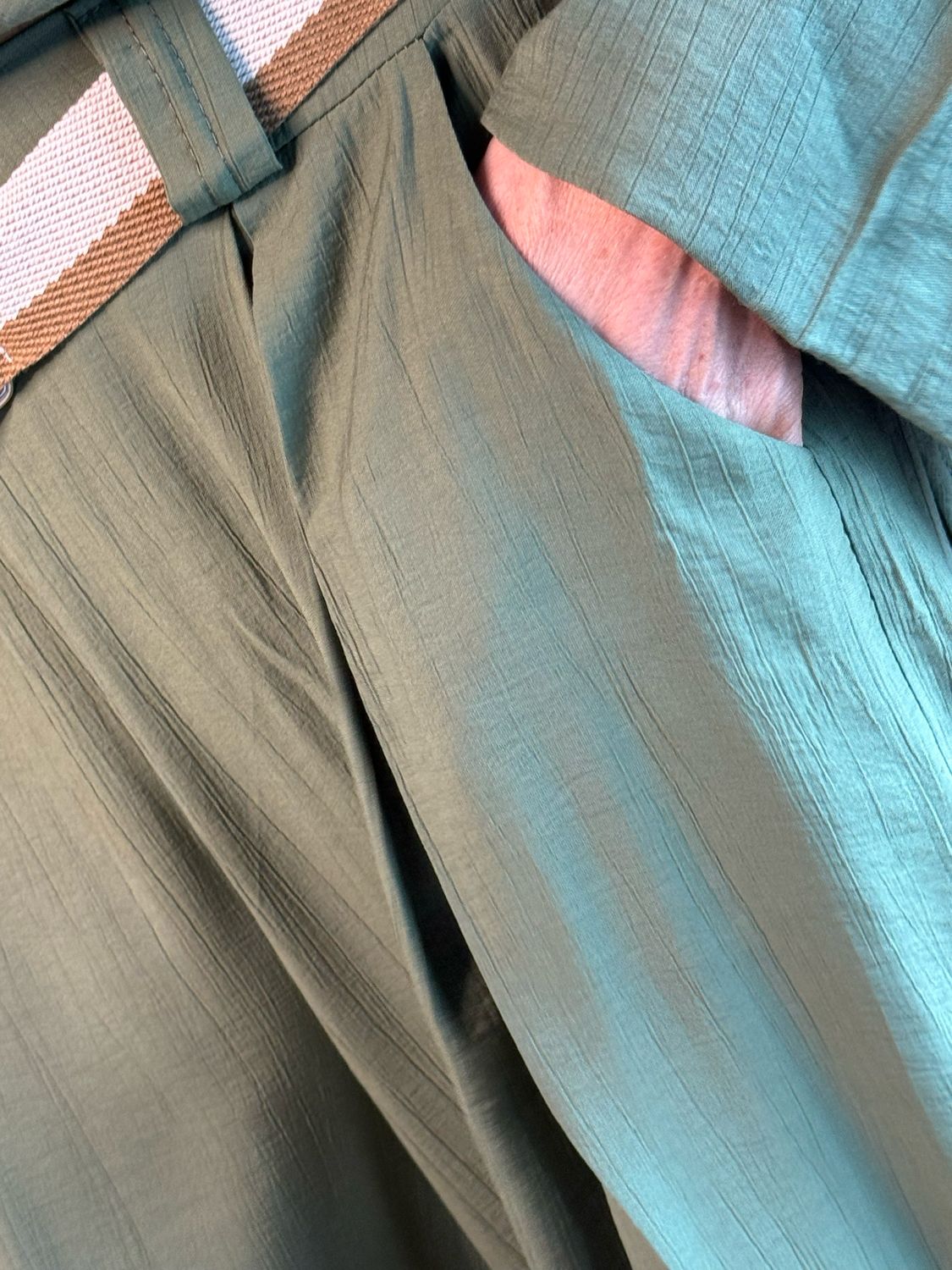 Soft Drape Co-Ord Set - Khaki