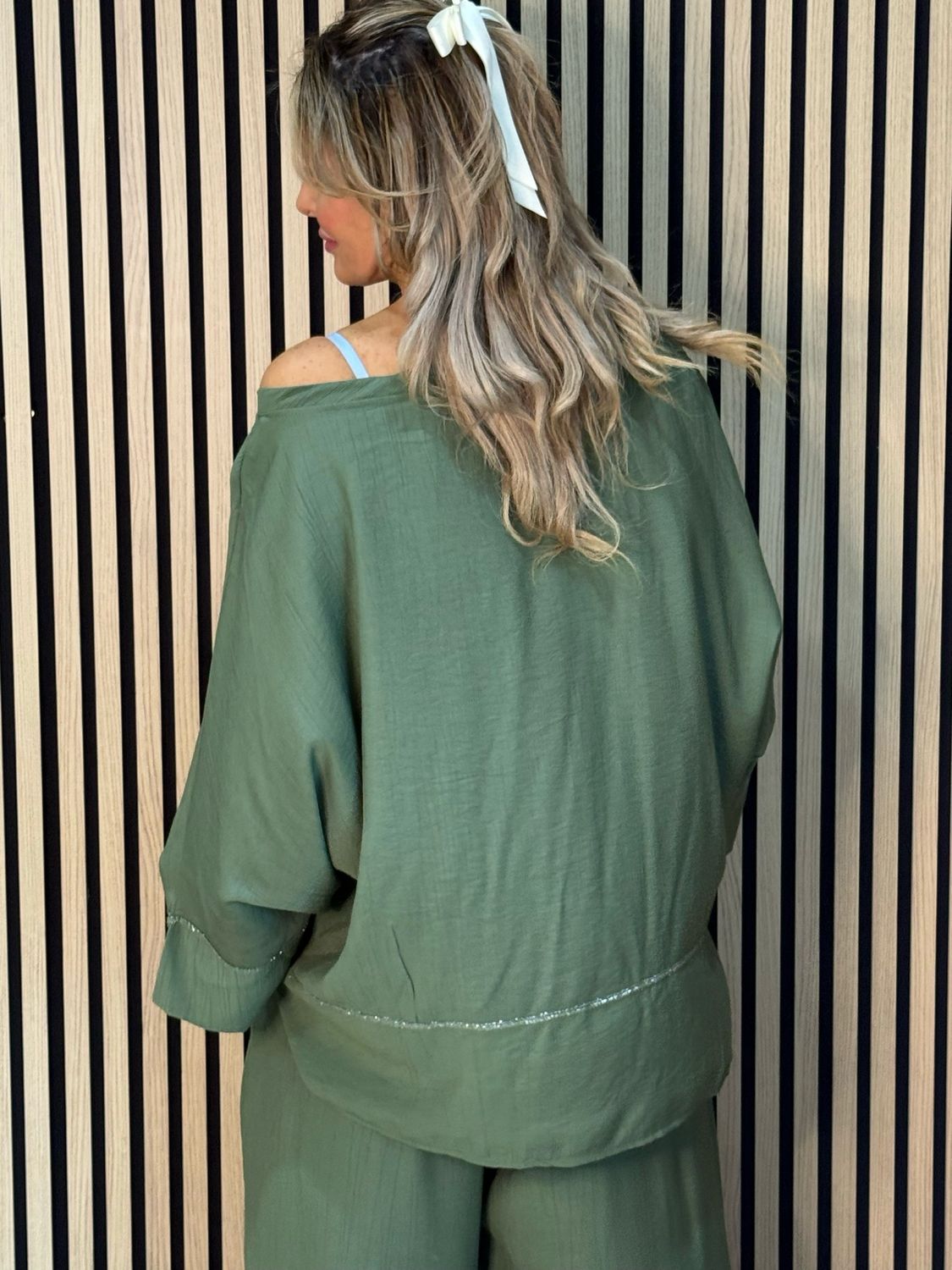 Soft Drape Co-Ord Set - Khaki