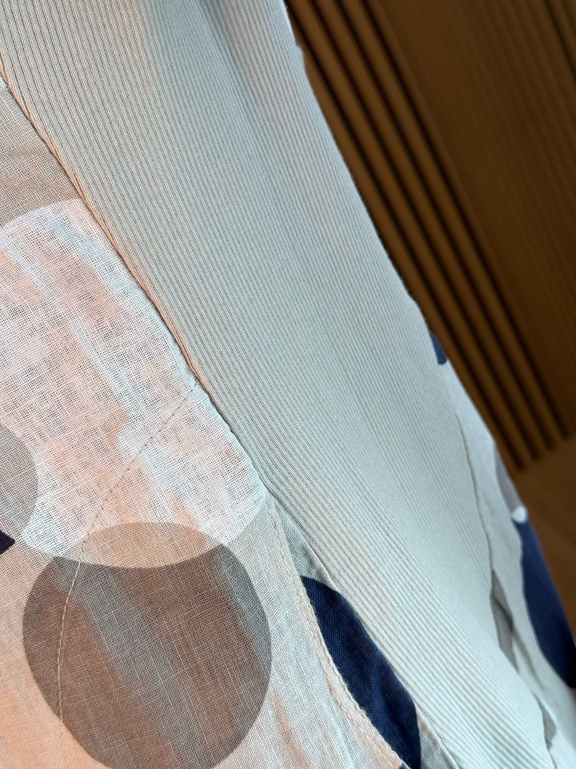 Linen Blend Dress - Stone