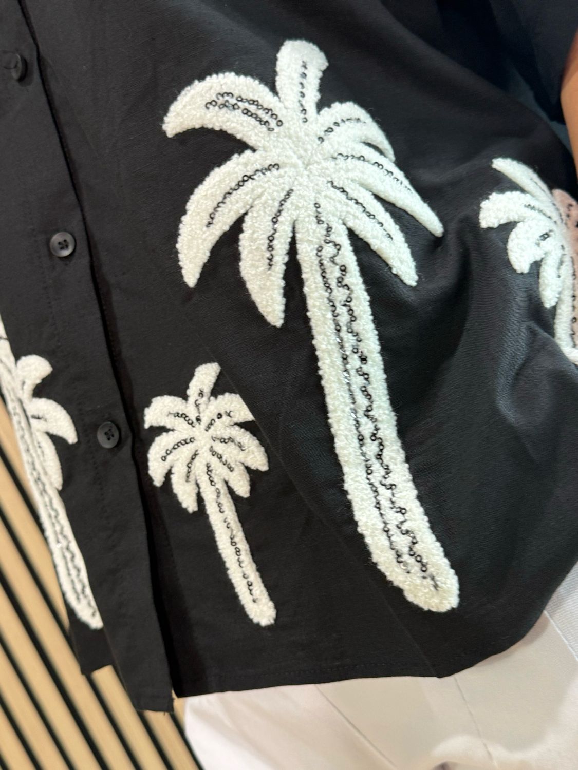 Palm Breeze Shirt - Black