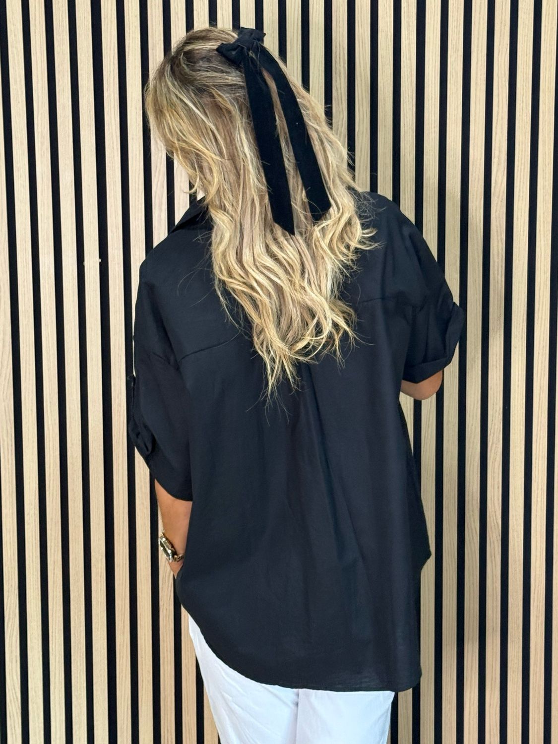 Palm Breeze Shirt - Black