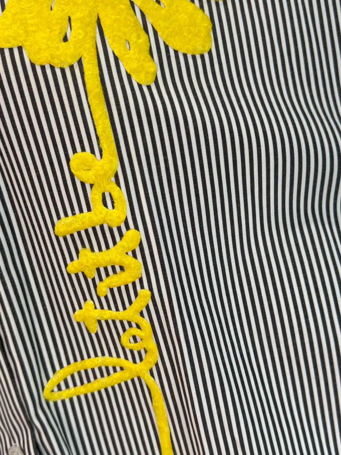 Let It Be Striped Shirt - Black/White