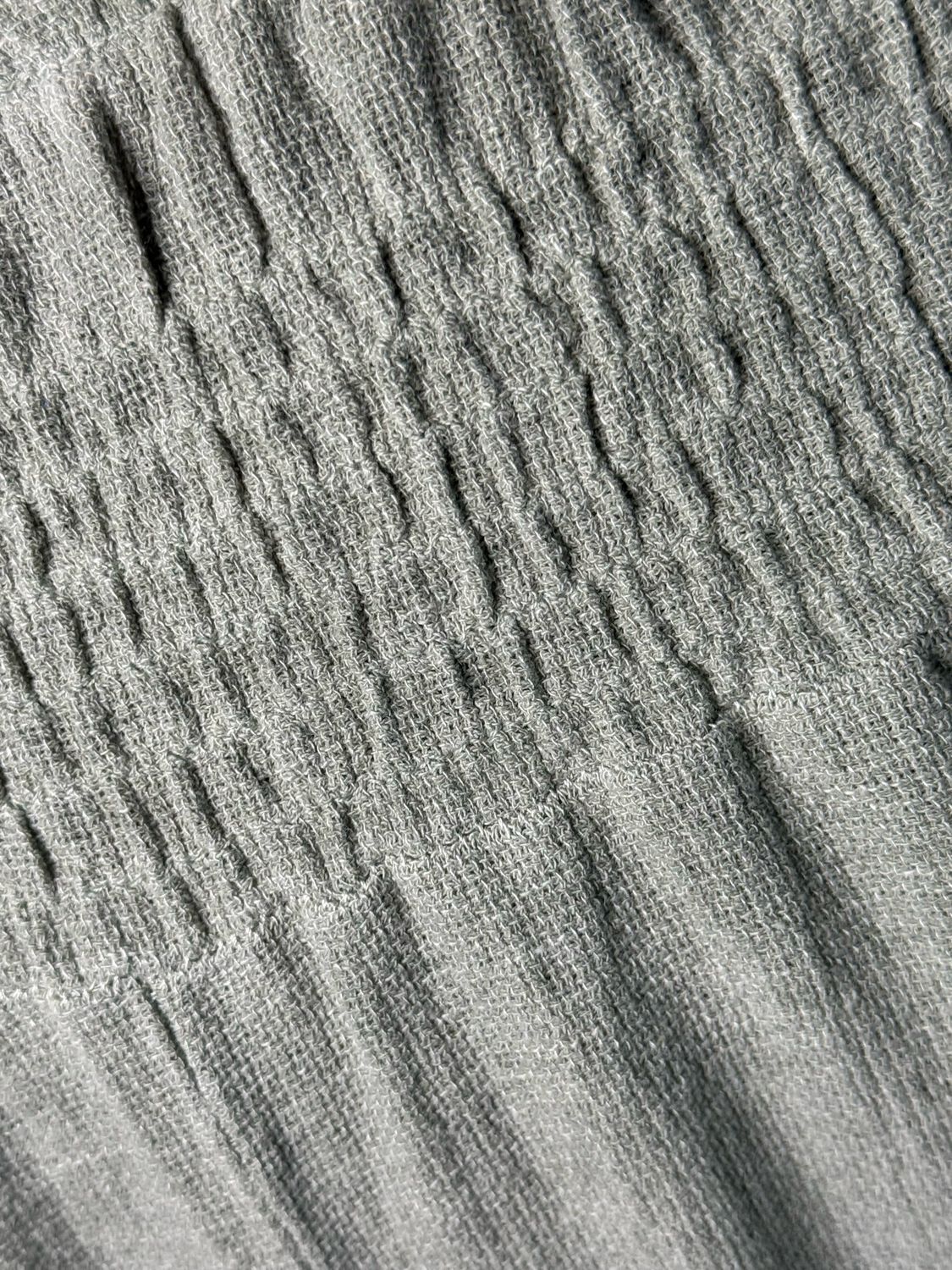 Linen Blend Wide Leg Trousers - Khaki