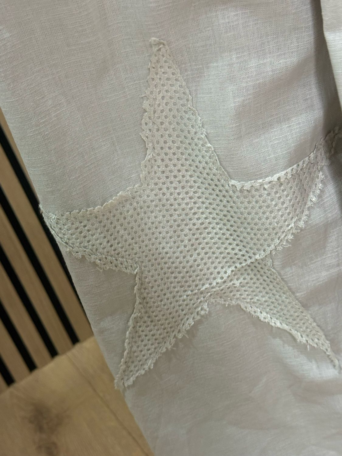 Star Detail Trouser Suit - Stone