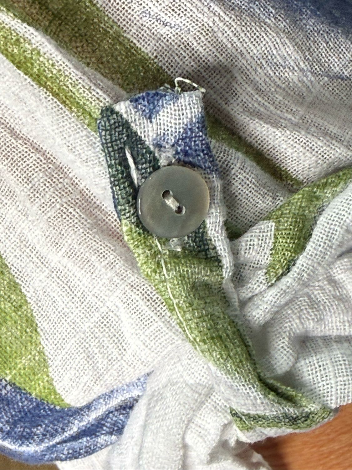 Tulip Print Shirt Dress - White