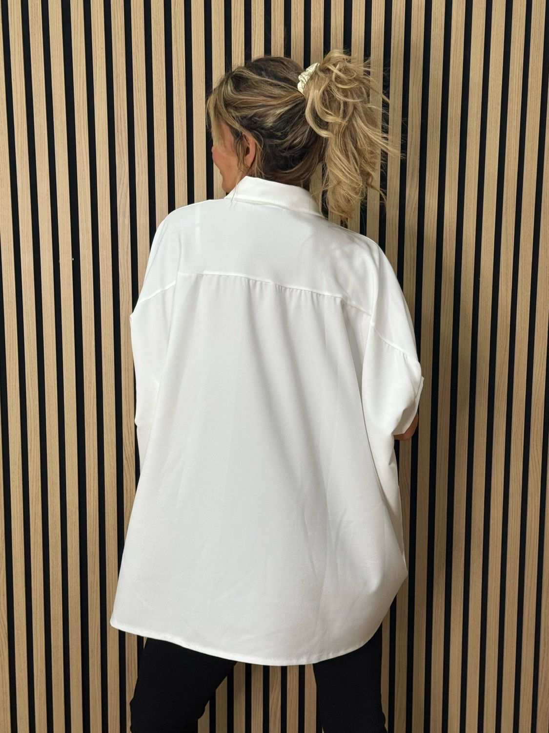 Oversized Swing Shirt - White