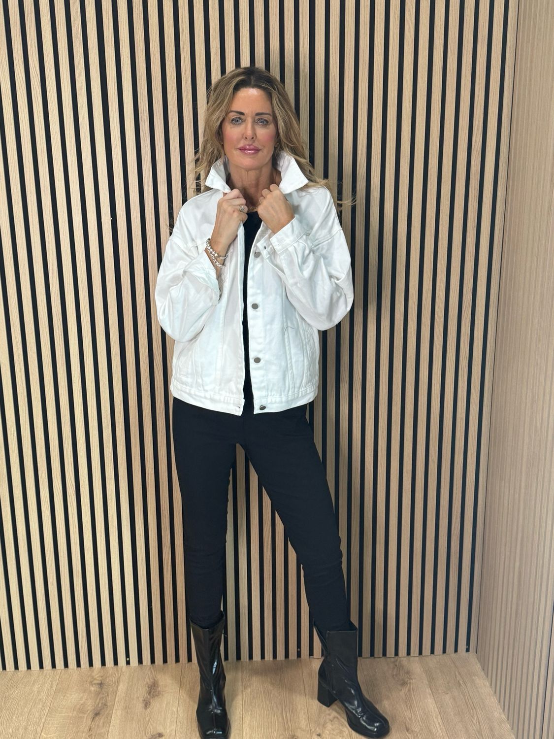 Denim Jacket - White