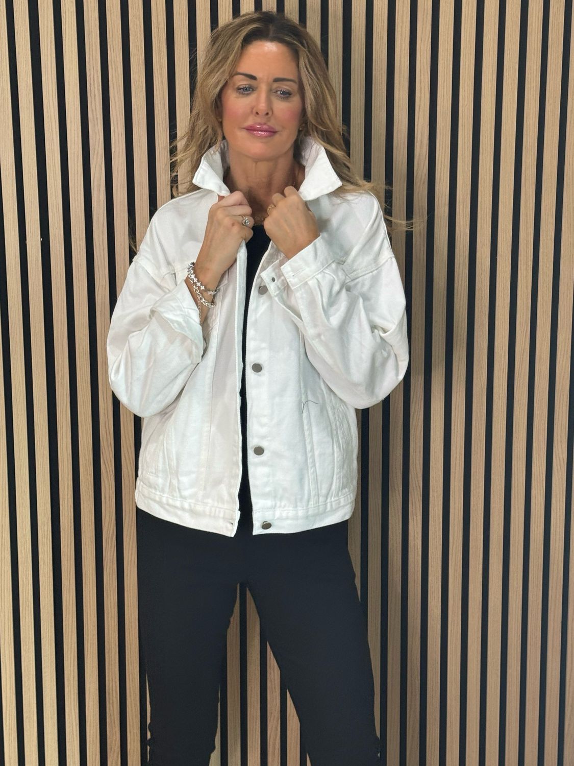 Denim Jacket - White