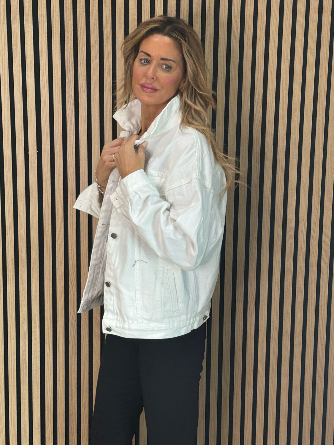 Denim Jacket - White