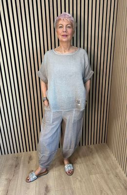 Cotton Relaxed Co-Ord Set - Taupe