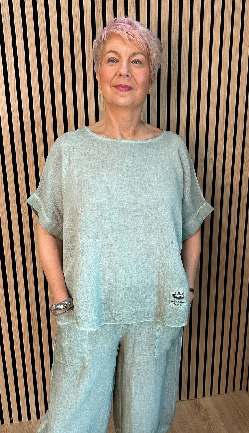 Cotton Relaxed Co-Ord Set - Khaki