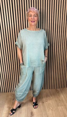 Cotton Relaxed Co-Ord Set - Khaki