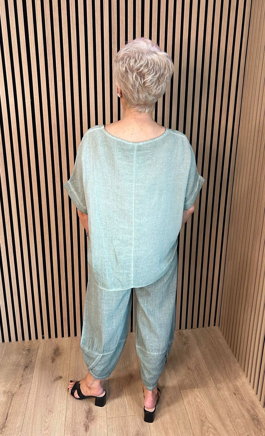 Cotton Relaxed Co-Ord Set - Khaki