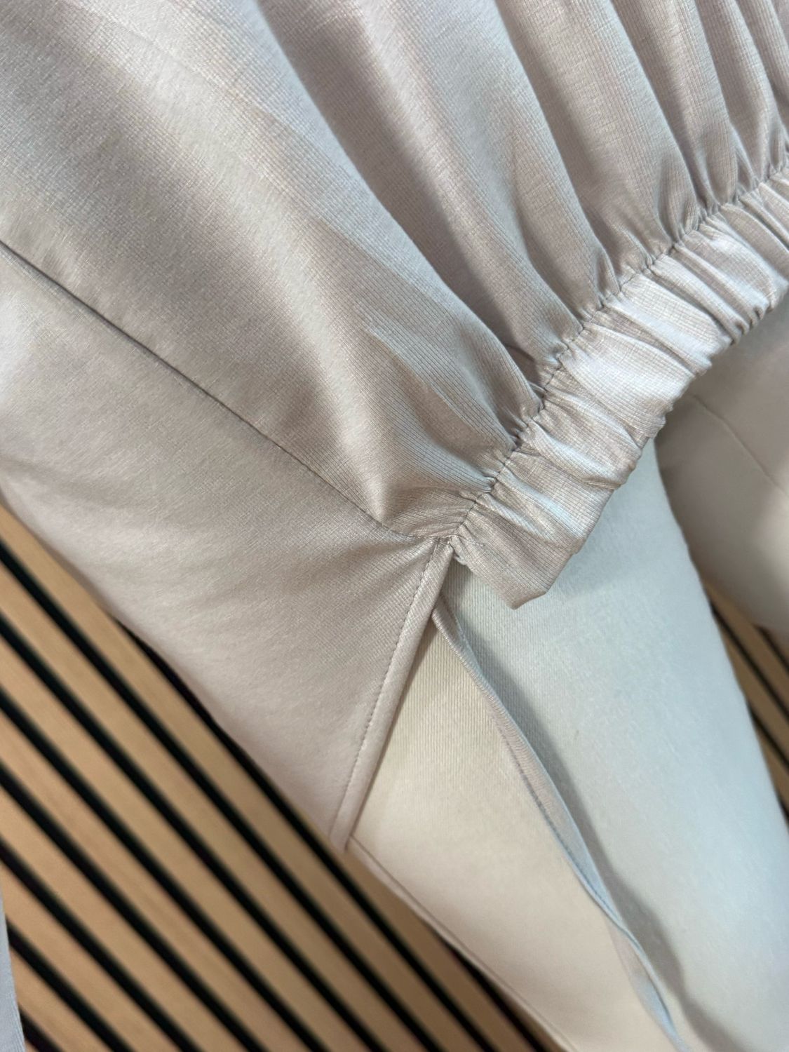 Drawstring Hem Jumper - Stone