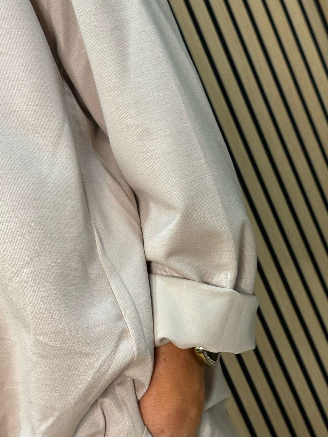 Drawstring Hem Jumper - Cream