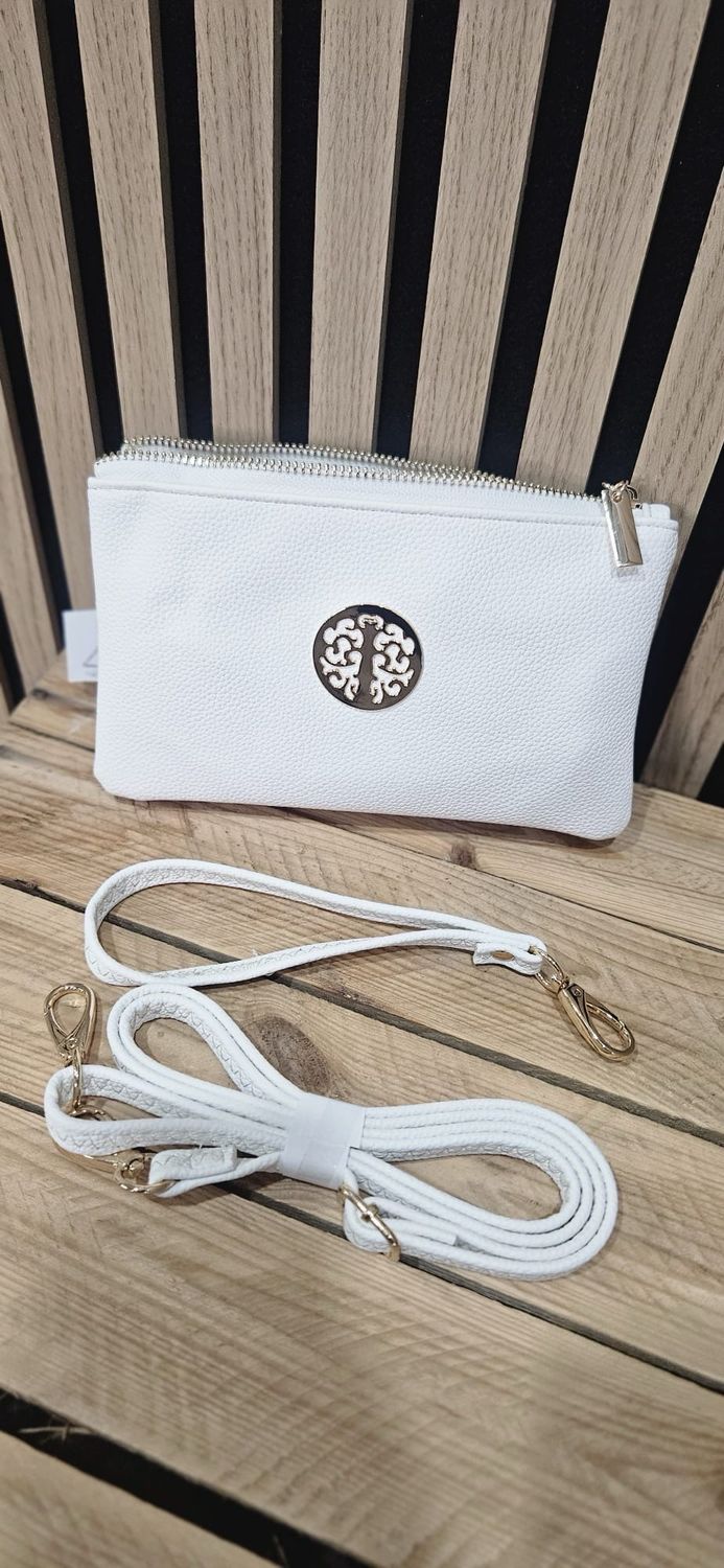 Classic Cross Body Bag - White