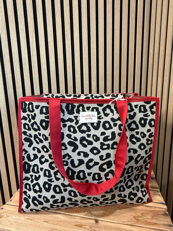 Leopard Print Tote Bag