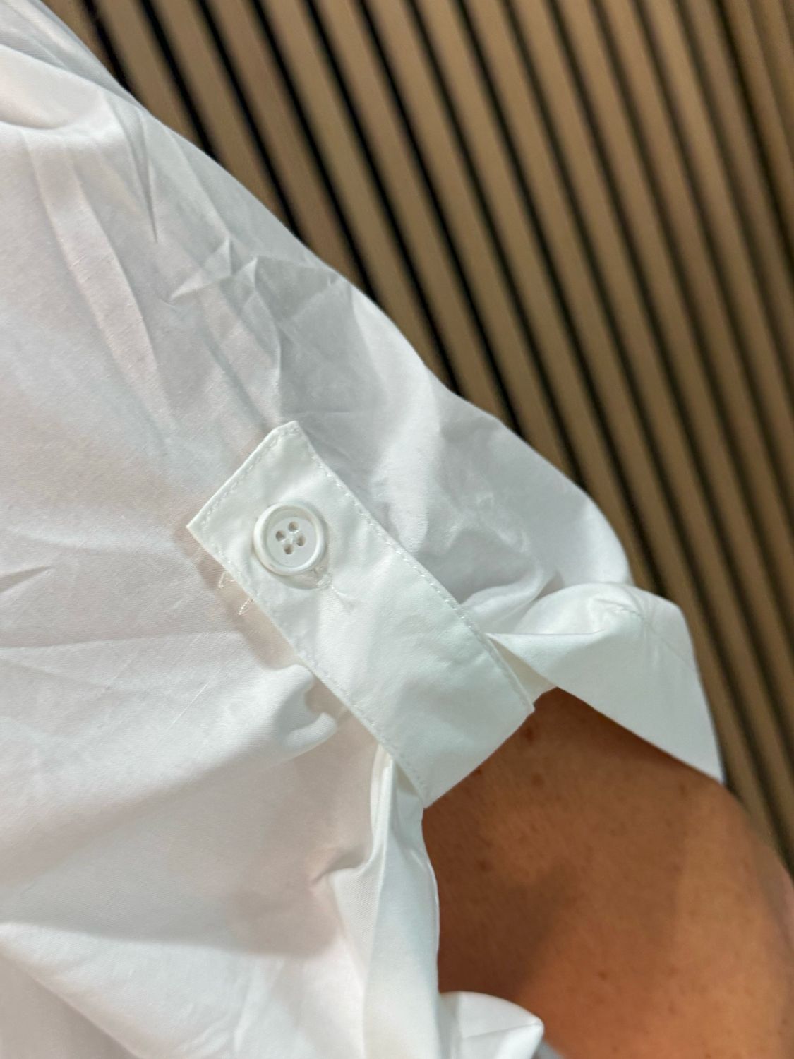 Statement Bloom Cotton Dress - White/Blue