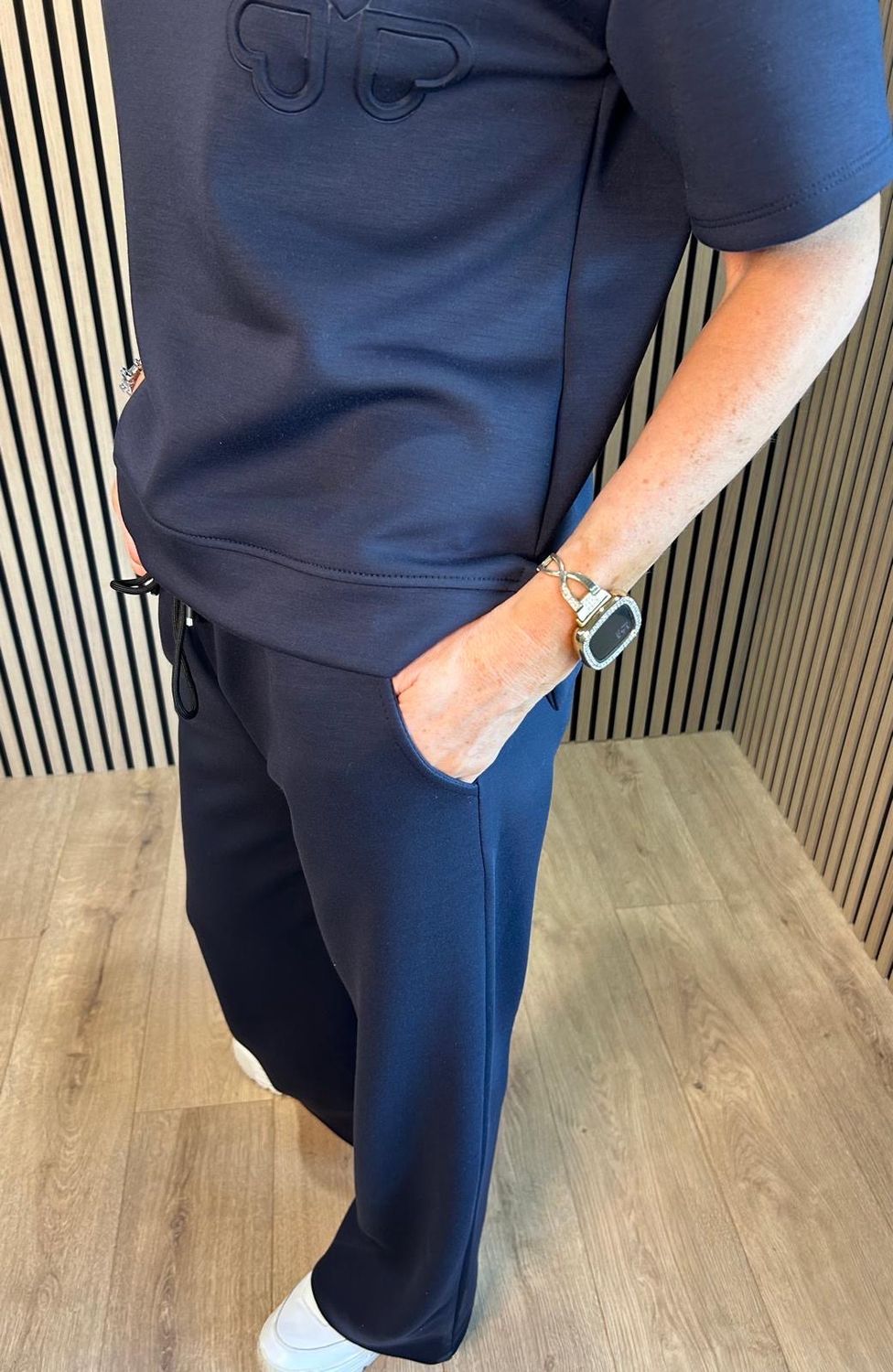 Love Lounge Co-Ord Set Navy