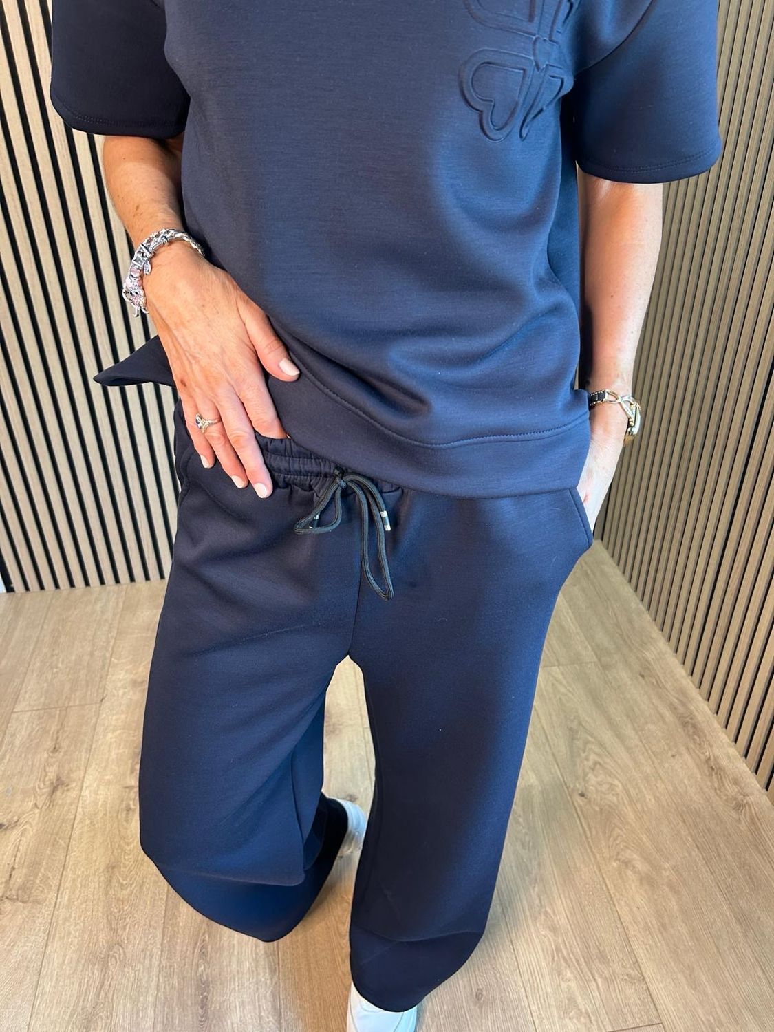 Love Lounge Co-Ord Set Navy