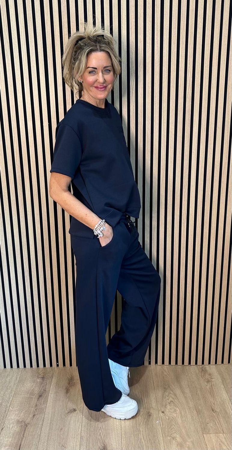 Love Lounge Co-Ord Set Navy