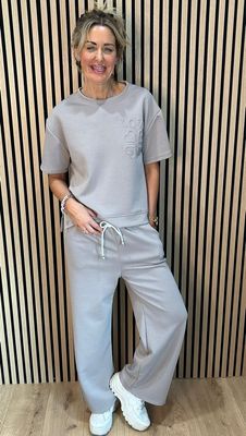 Love Lounge Co-Ord Set - Taupe