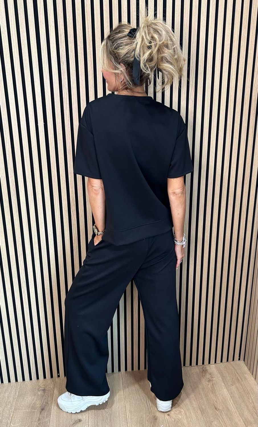 Love Lounge Co-Ord Set - Black