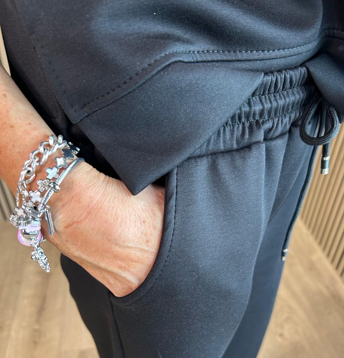 Love Lounge Co-Ord Set - Black