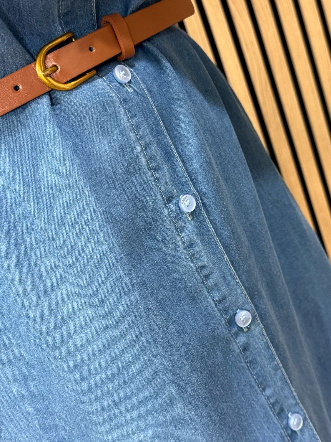 Sleeveless Denim Dress - Dark Denim