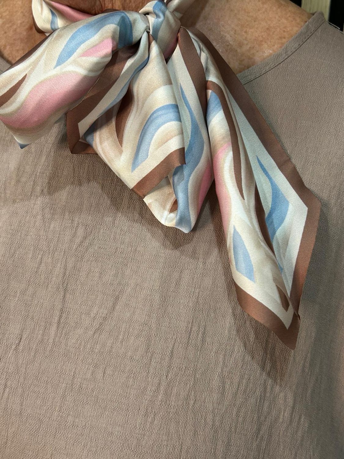 Relaxed Fit Trouser Suit Set - Taupe