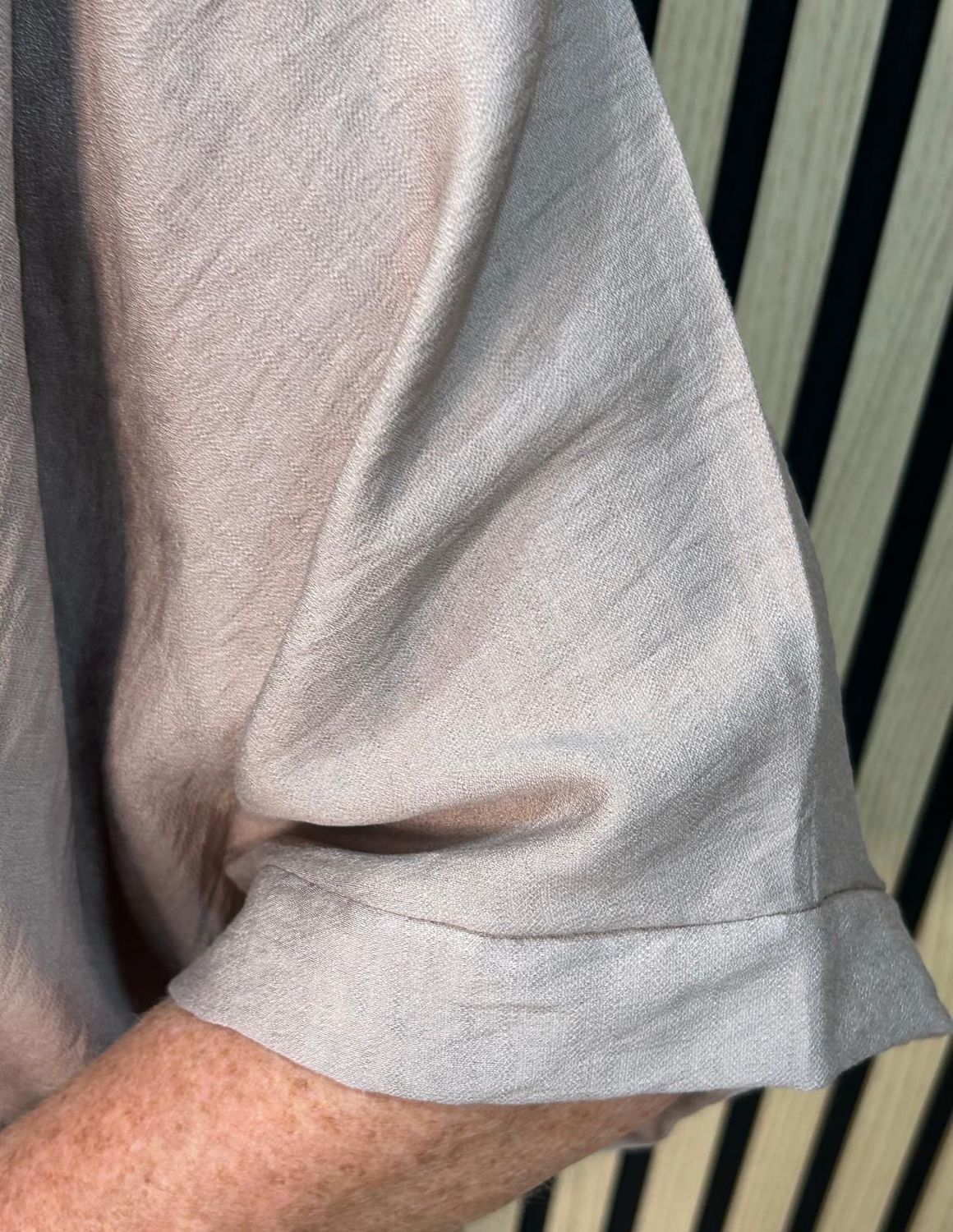 Relaxed Fit Trouser Suit Set - Taupe