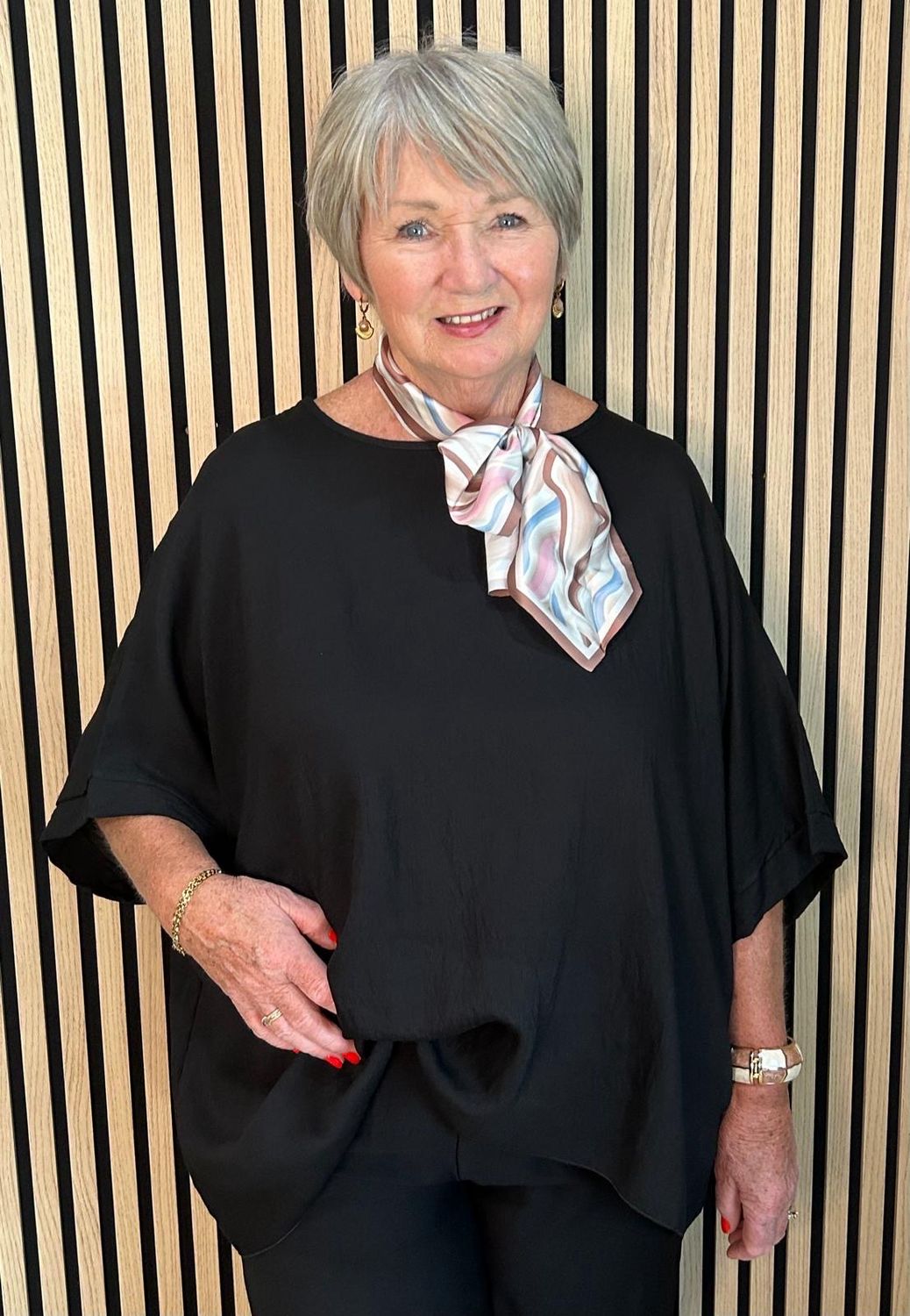 Relaxed Fit Trouser Suit Set - Black