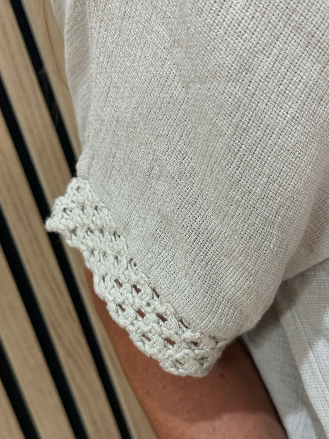 Cotton Trouser Suit - Taupe